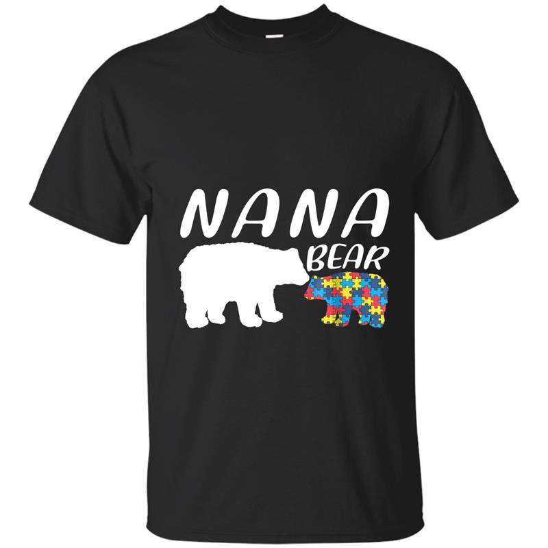 Nana Bear Autism Awareness Shirt Birthday Christmas Gift-azv T-shirt-mt