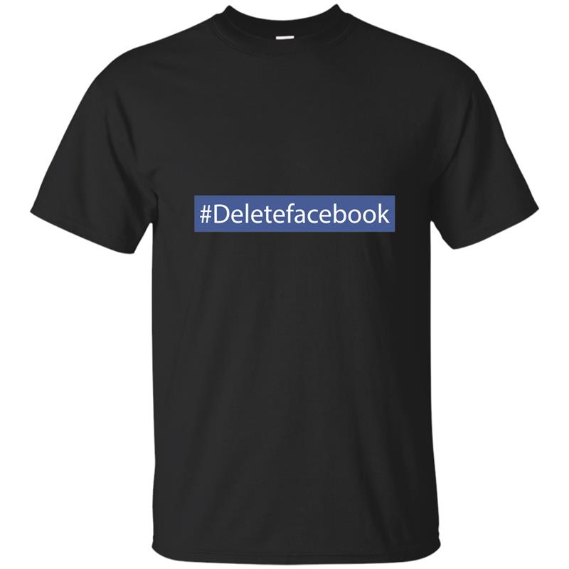 Official Delete Facebook DeleteFacebook shirt Men T-shirt-mt