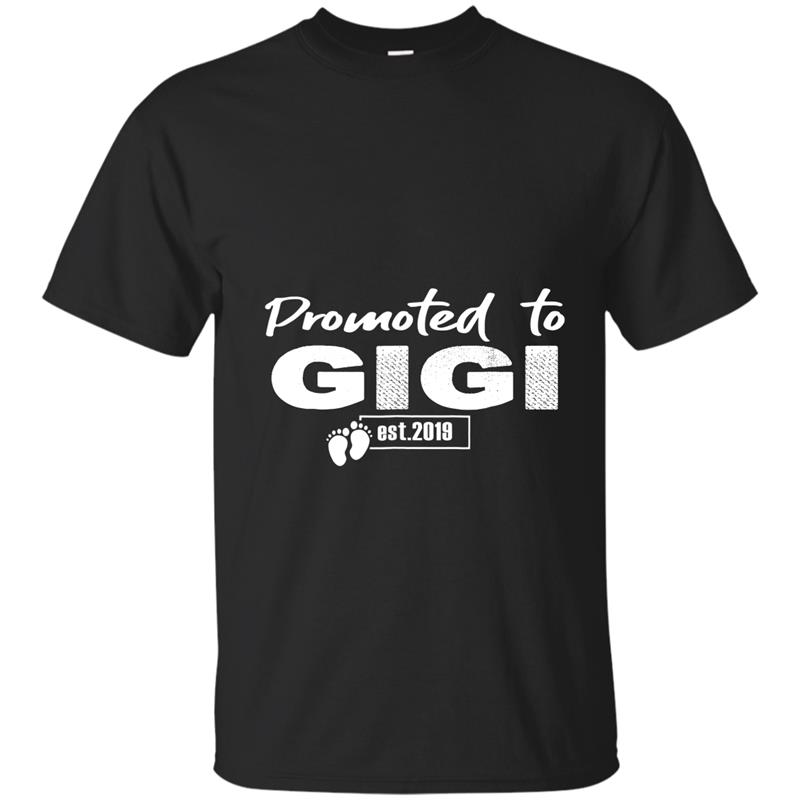 Promoted To Gigi Est 2019 Shirt First Time New Mothers Day-azv T-shirt-mt