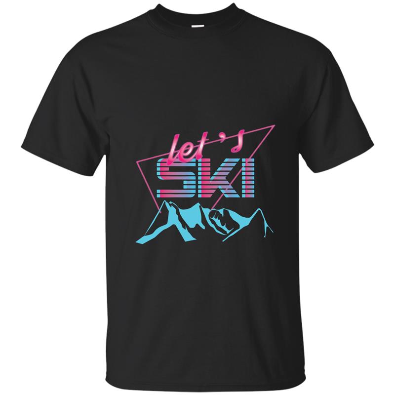 Retro Ski Long Sleeve Shirt Vintage 80s Ski Costume-ah my shirt one gift T-shirt-mt