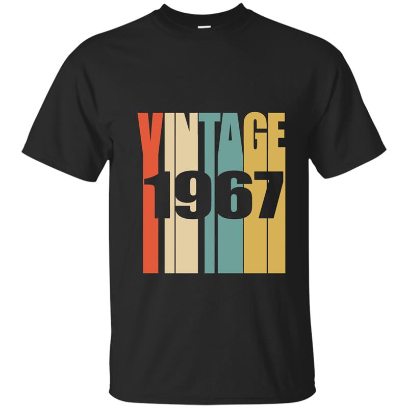 Retro Vintage 1967 T-Shirt 50 yrs old Bday 50th Birthday Tee-CL T-shirt-mt