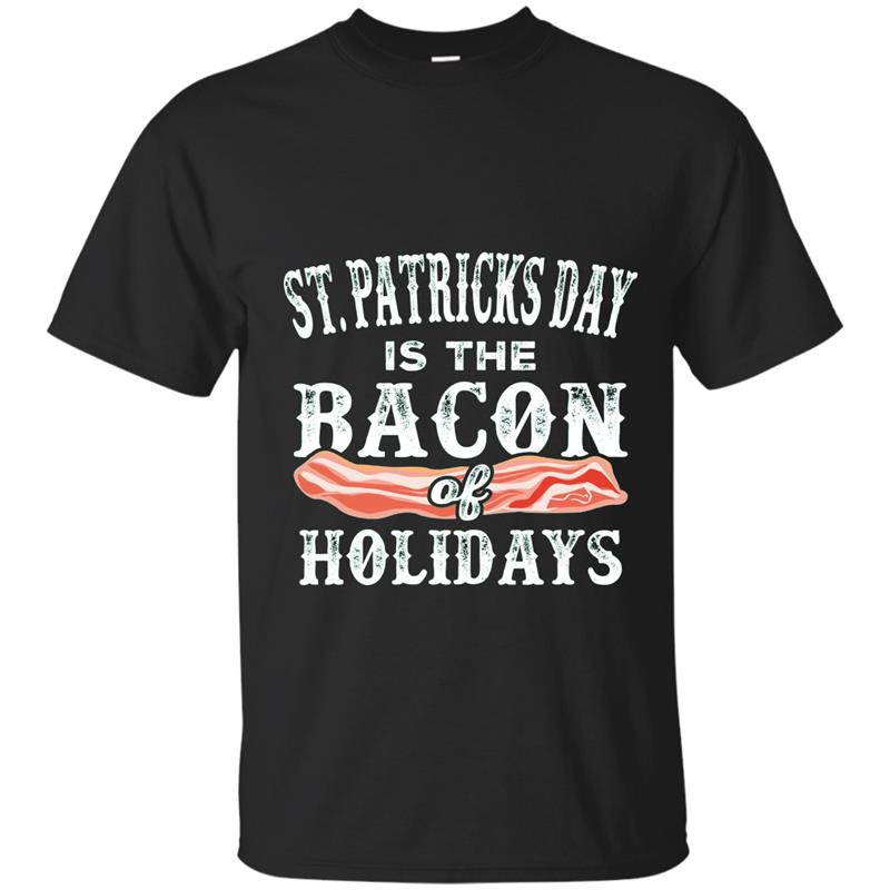 St. Patrick_s Day Bacon of Holidays Funny Tee Vision T-Shirt T-shirt-mt