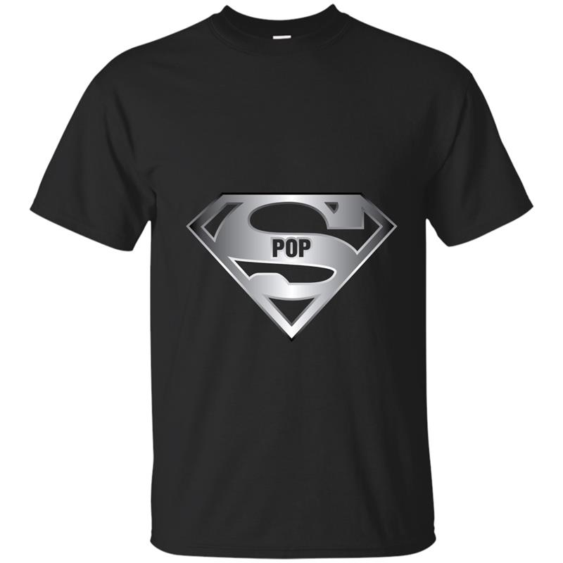 Super Pop T-Shirt Superhero Father Dad Daddy Pops-TD T-shirt-mt