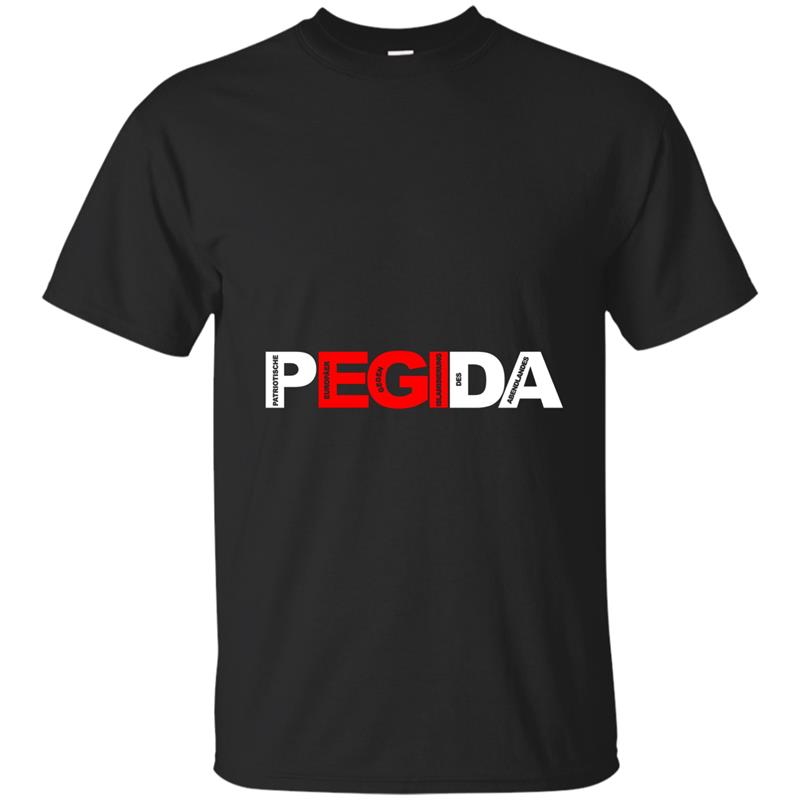 Support Pegida Anti Islamization Protest March T-Shirt T-shirt-mt