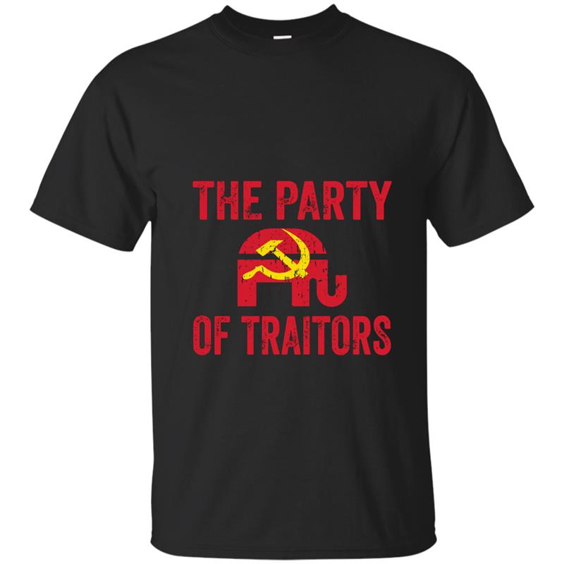 The Party Of Traitors T Shirt Republicans Party of Traitors T-shirt-mt