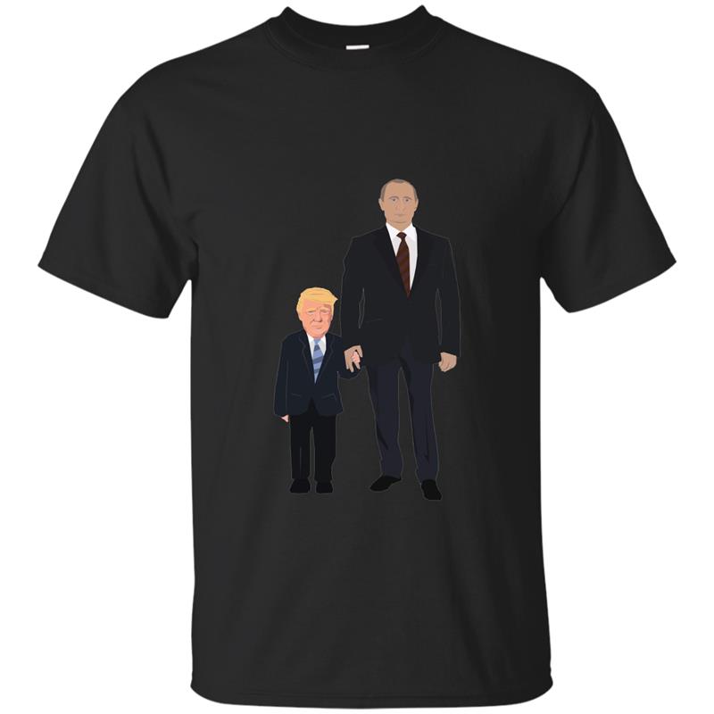 Tiny Trump and Putin Funny Donald Trump T-Shirt-Art T-shirt-mt