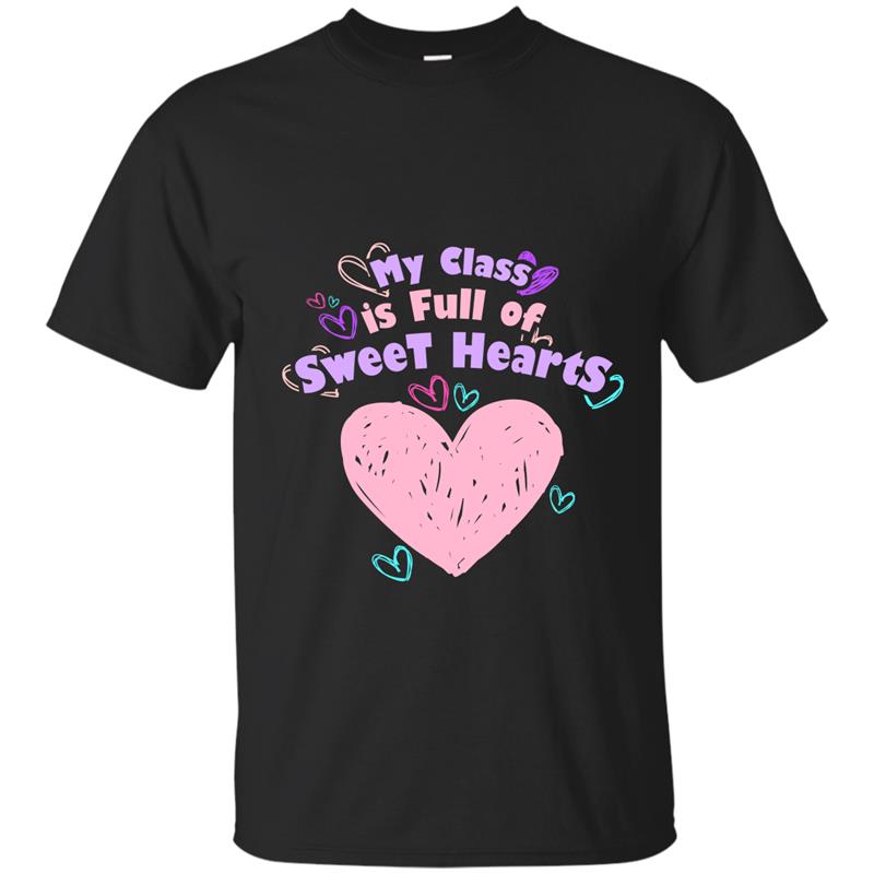 Valentines Day Shirt Teacher Shirt I Love My Sweet Students T-shirt-mt