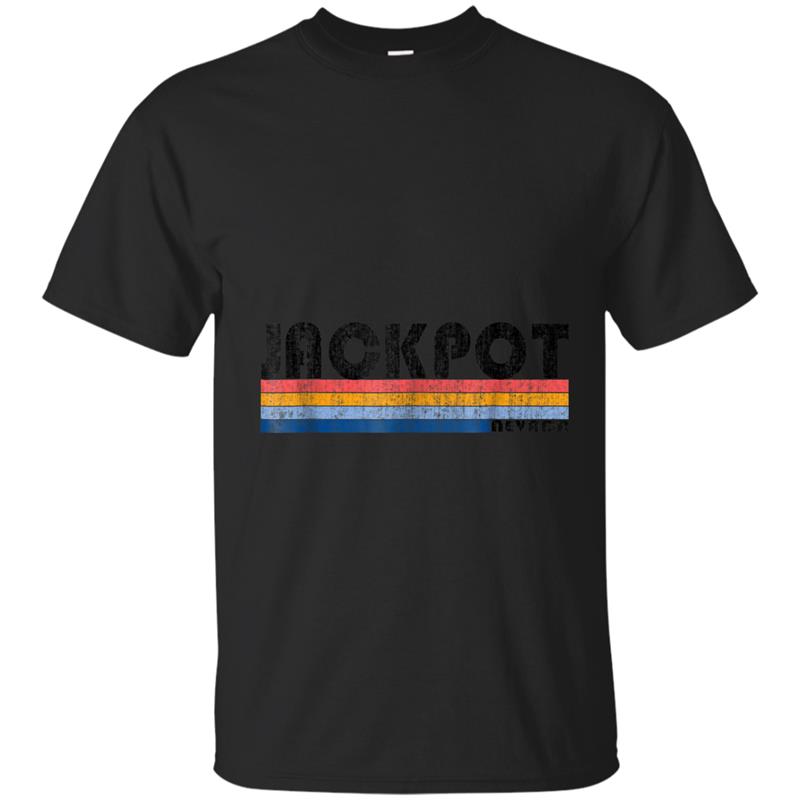 Vintage 80s Style Jackpot NV T Shirt-azv T-shirt-mt