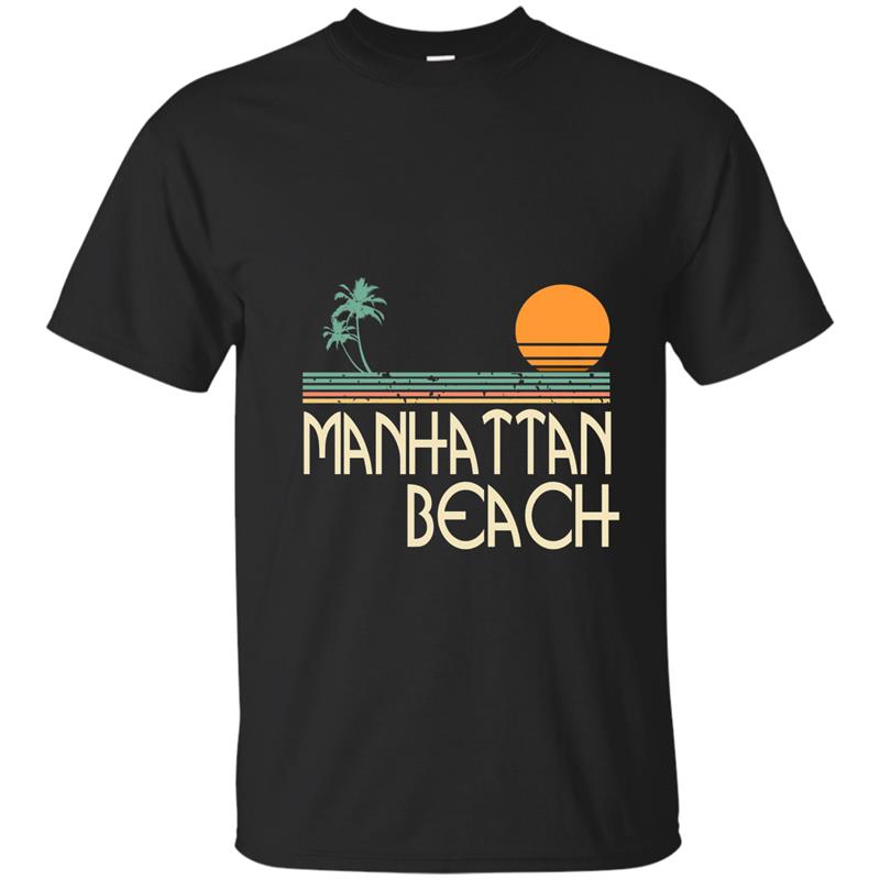 Vintage Manhattan Beach California Hoodie-ah my shirt T-shirt-mt