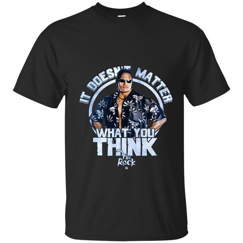 WWE The Rock _It Doesn_t Matter What You Think_ T-Shirt-RT T-shirt-mt