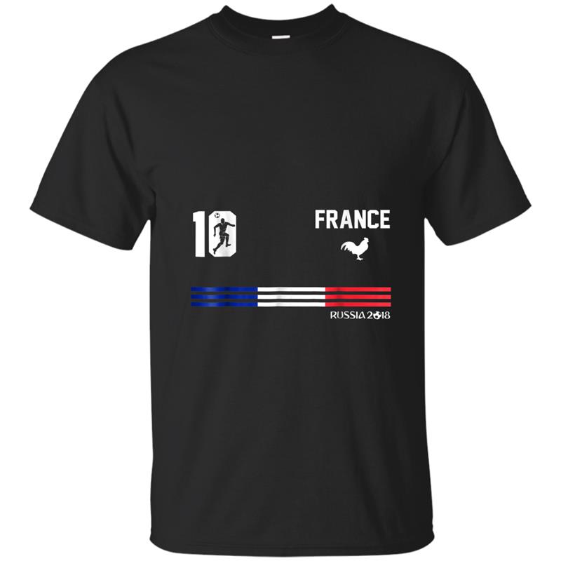 10 France soccer Russia 2018  Mbappe-gift tee T-shirt-mt