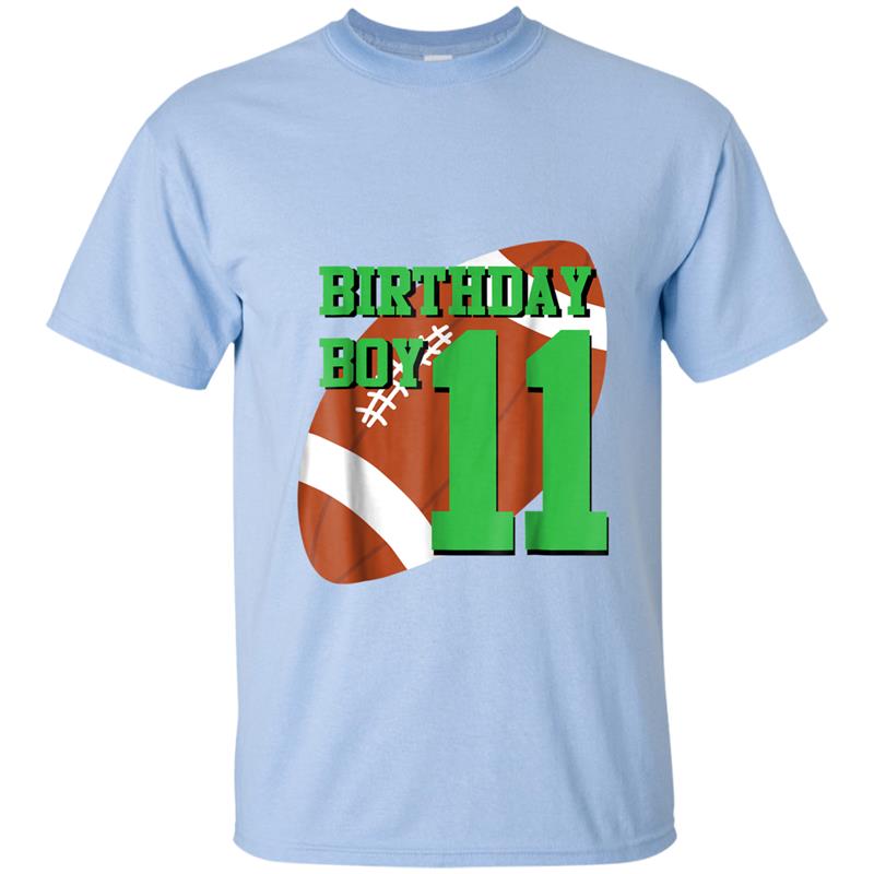 11th Birthday Football Boy   11 year old Field Players T-shirt-mt