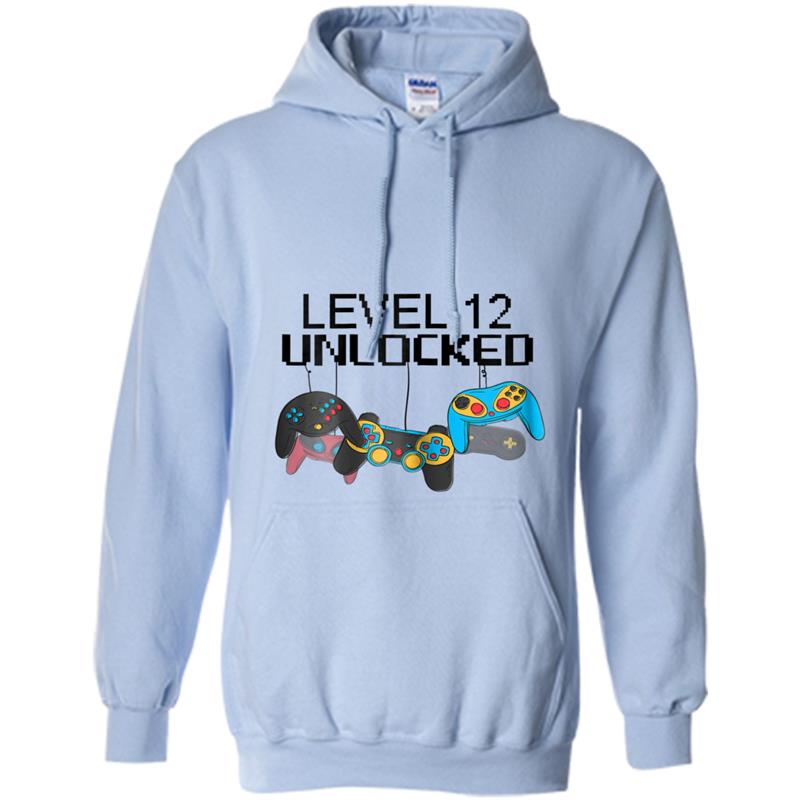 12th Birthday  Level 12 Unlocked Hoodie-mt