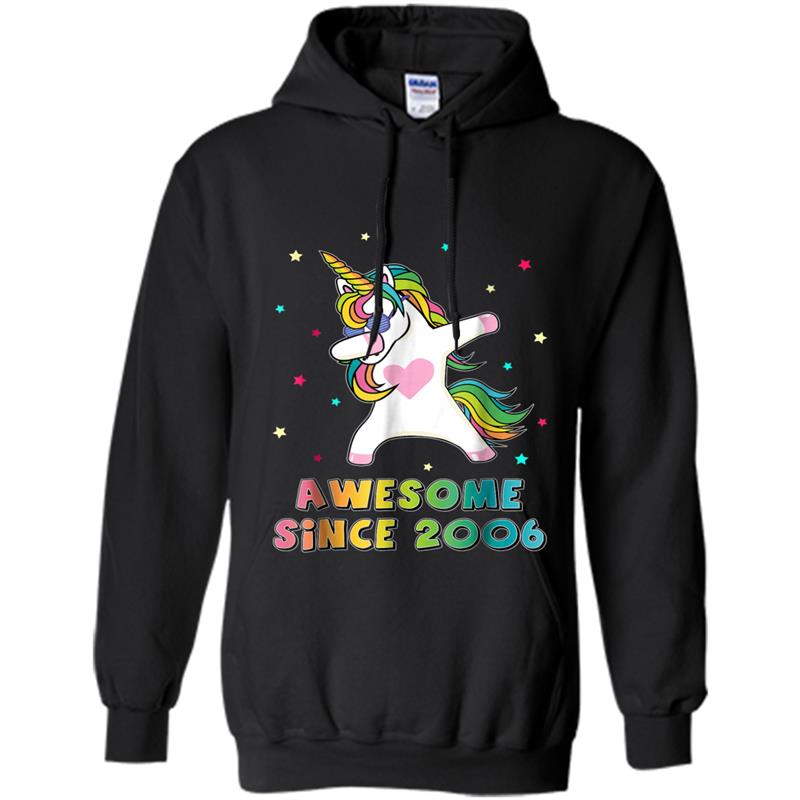 12th Unicorn Birthday  12 years old Dabbing Hoodie-mt