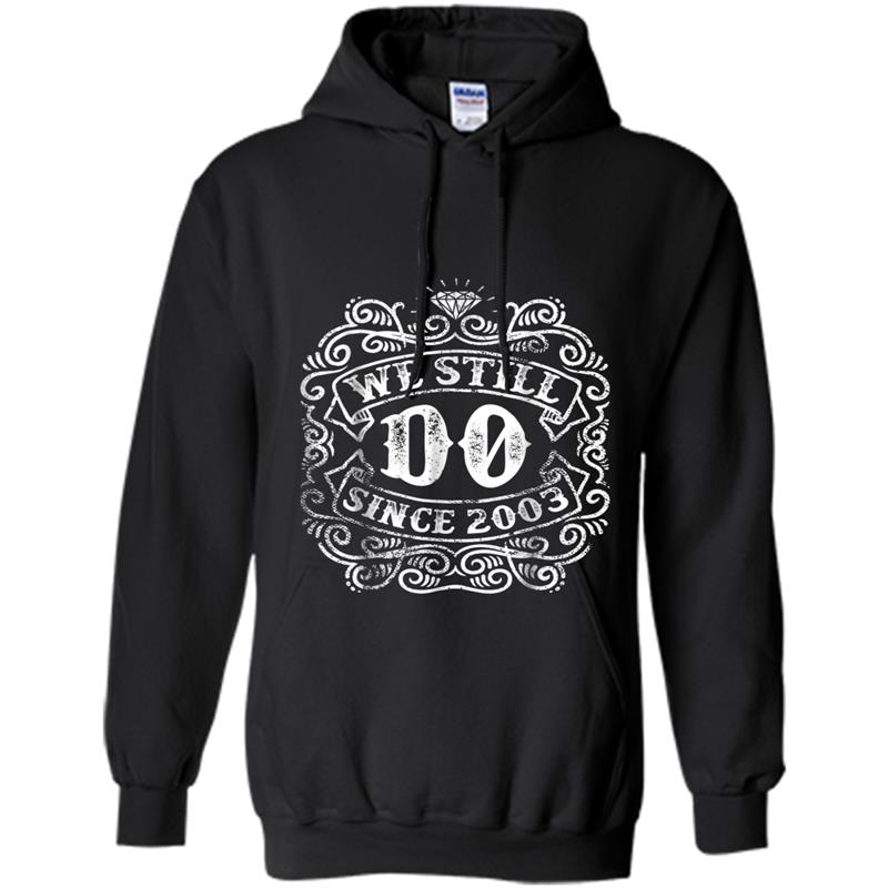 15th Wedding Anniversary Gif We Still Do Since 2003 Hoodie-mt