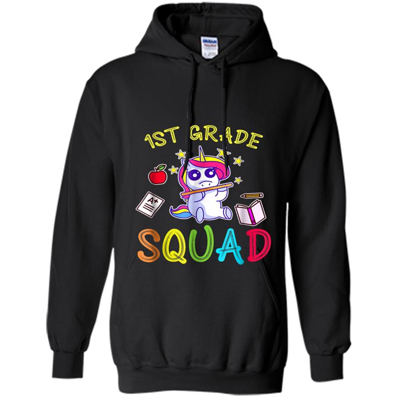 1st Grade squad teacher  funny 1st day of school Hoodie-mt