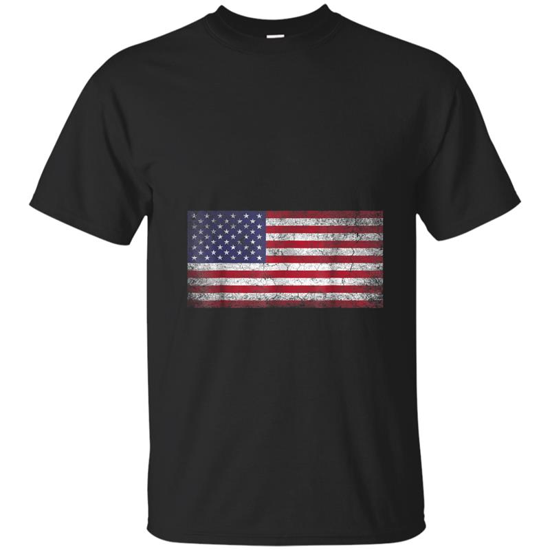 2018 4th of July  Official Vintage American Flag USA T-shirt-mt