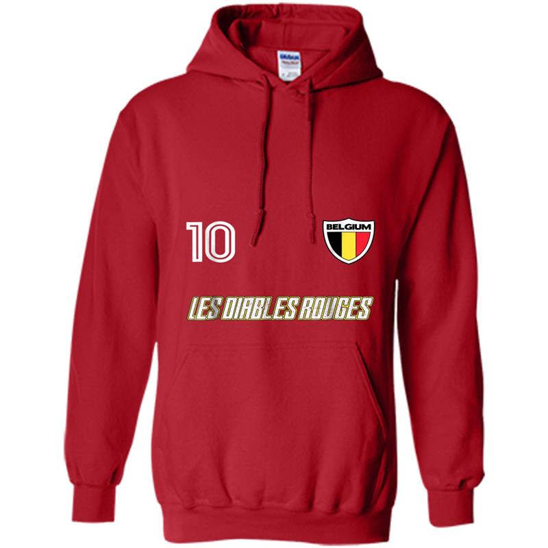 2018 Belgium World Football No 10 Classic Jersey  Cup Hoodie-mt