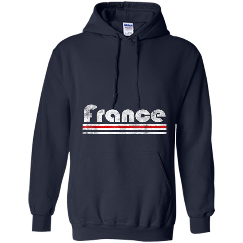 2018 France French Fan Retro Flag  Allez Les Bleus Hoodie-mt