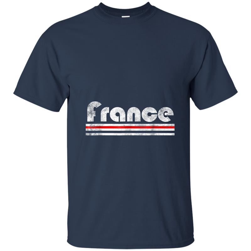 2018 France French Fan Retro Flag  Allez Les Bleus T-shirt-mt