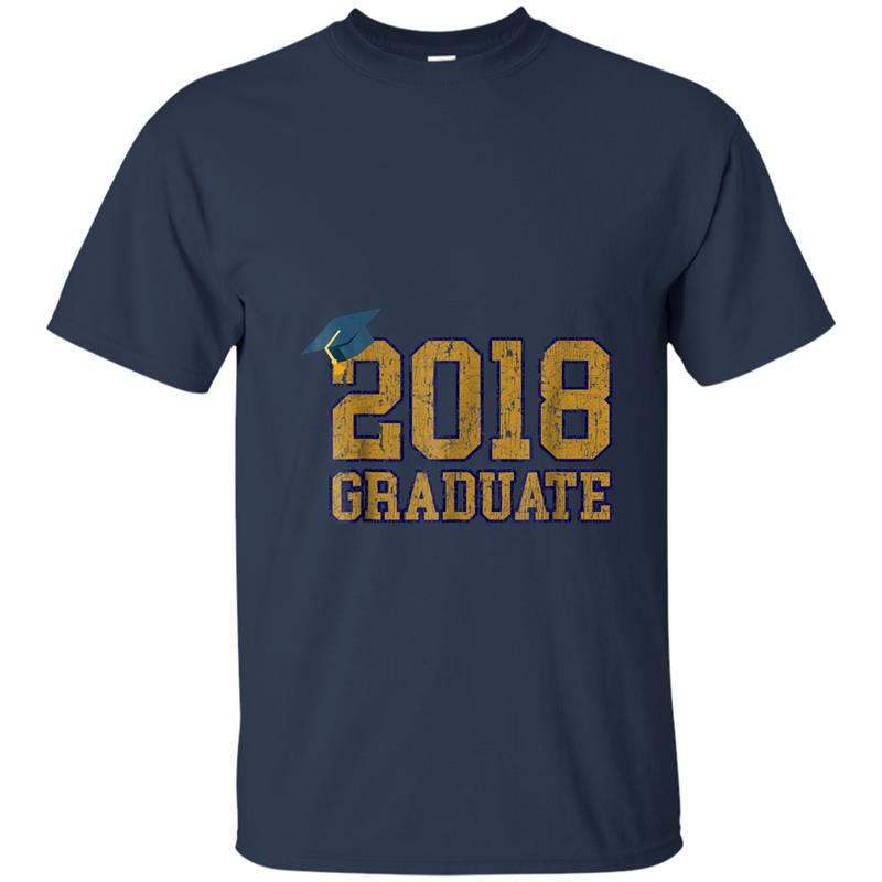 2018 Graduation  Blue & Gold Graduate Major Men Women T-shirt-mt