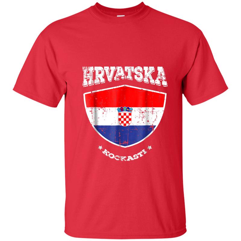 2018 Hrvatska , Croatia Birthday Christmas for Him Her T-shirt-mt