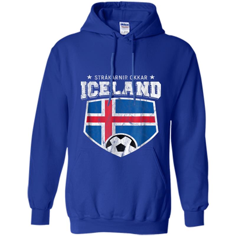 2018 Iceland Soccer  Team World Jersey Cup Hoodie-mt