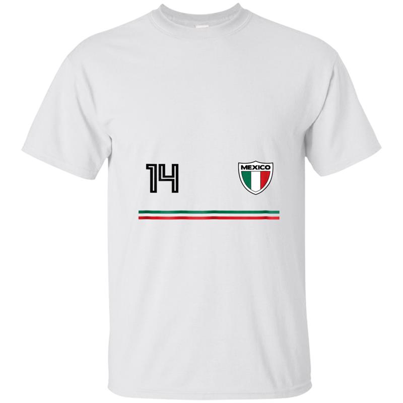 2018 Mexico Classic Jersey Soccer Team No. 14 Cup  Sh T-shirt-mt