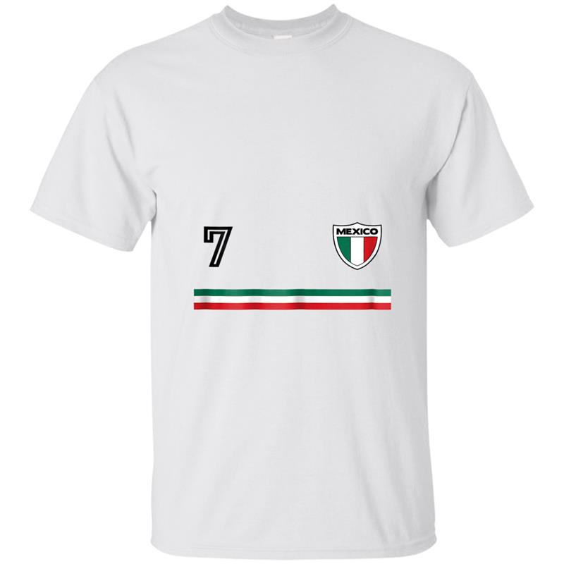 2018 Mexico Classic Jersey Soccer Team No. 7 Cup T-shirt-mt