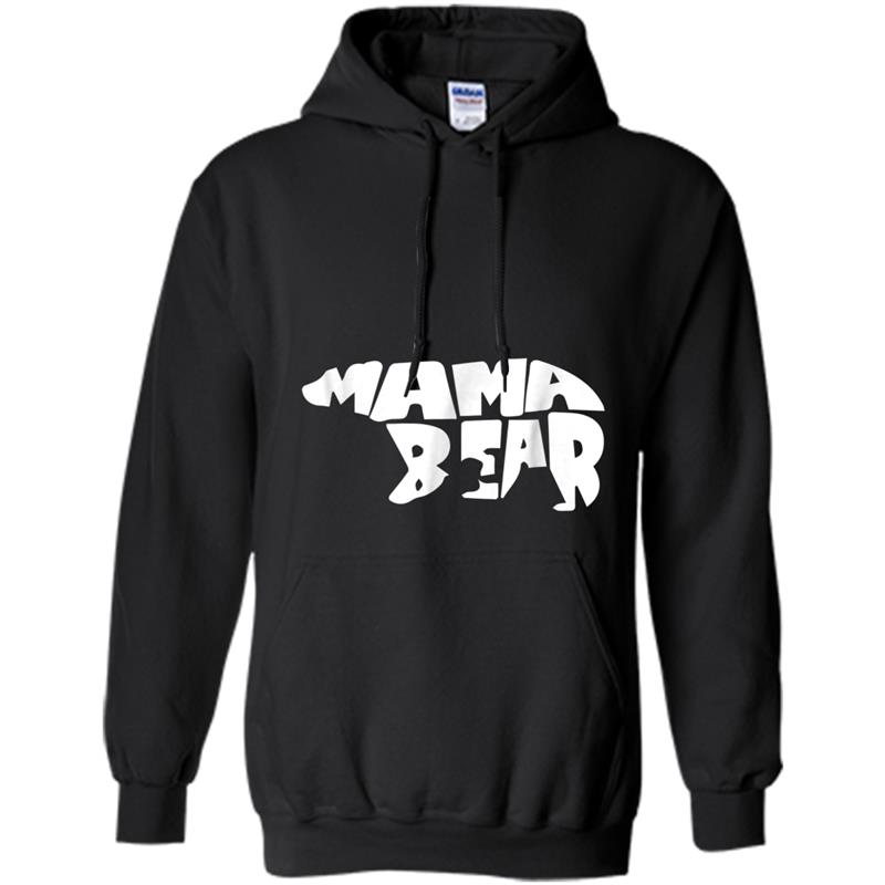 2018 Mother Day Gift -  Text with Bear Graphic Hoodie-mt