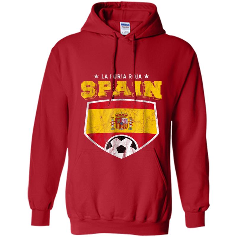 2018 Spain Soccer Espana Team Flag World Jersey Cup Hoodie-mt