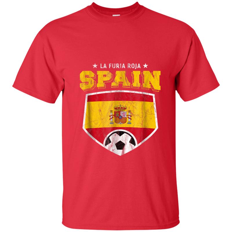 2018 Spain Soccer Espana Team Flag World Jersey Cup T-shirt-mt