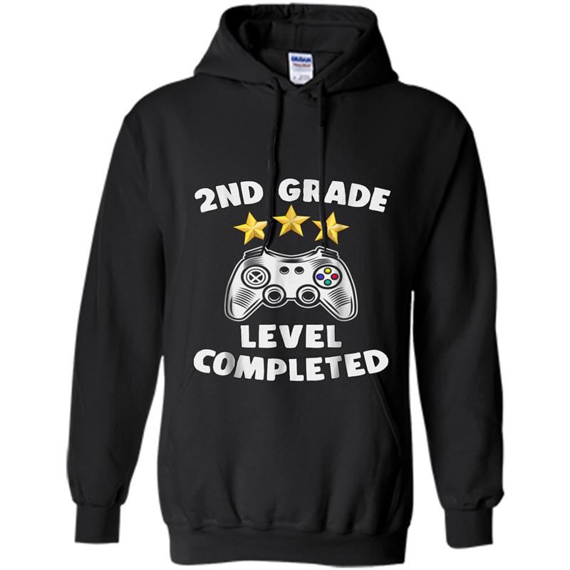 2nd Grade Graduation  Funny Video Gamer Gift Tee Hoodie-mt