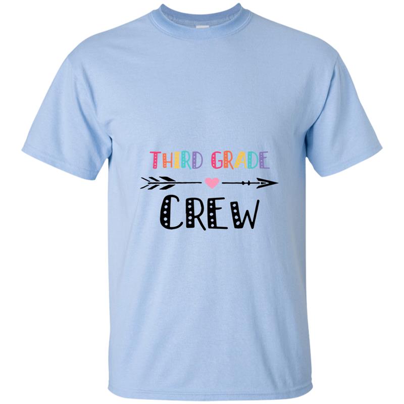 3rd Grade Crew Teacher  1st Day of School T-shirt-mt