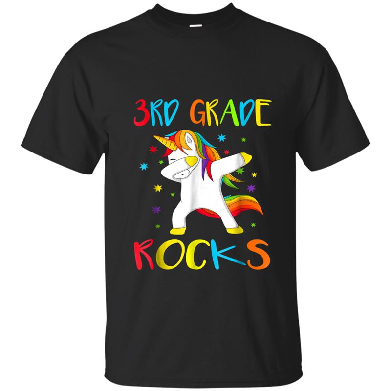 3rd Grade Rocks Back To School Gift Teacher, Student T-shirt-mt