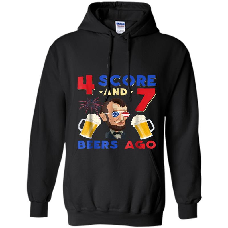 4 score and 7 beer ago Hoodie-mt