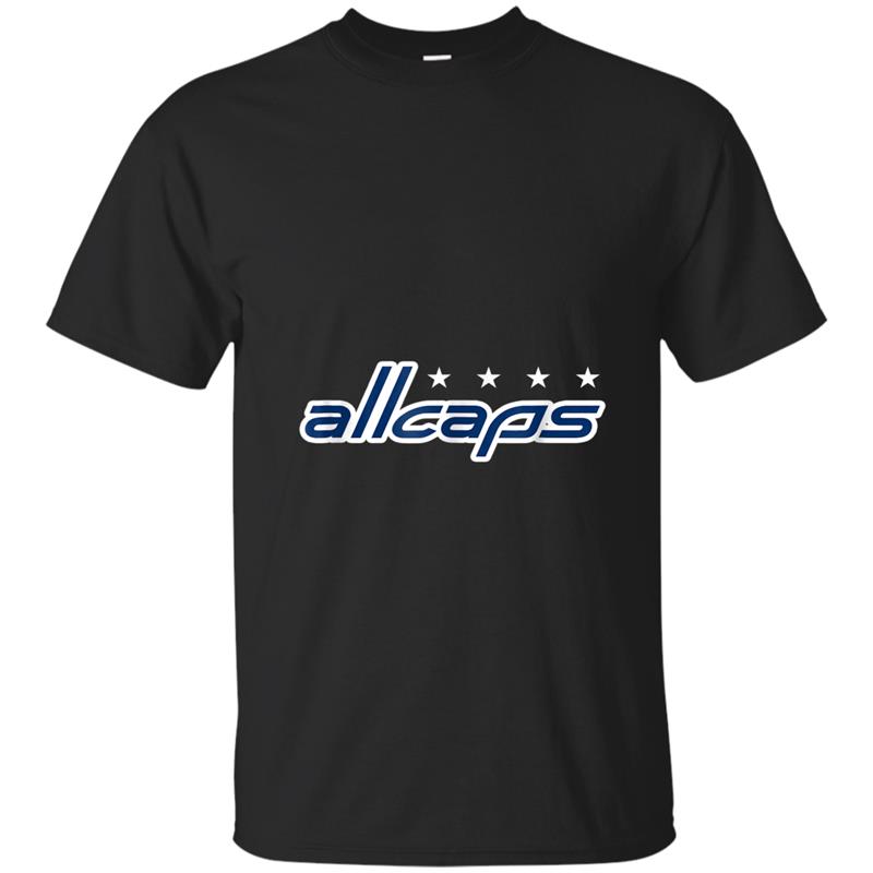 4 stars for ALLCAPS  for Washington hockey playoffs T-shirt-mt