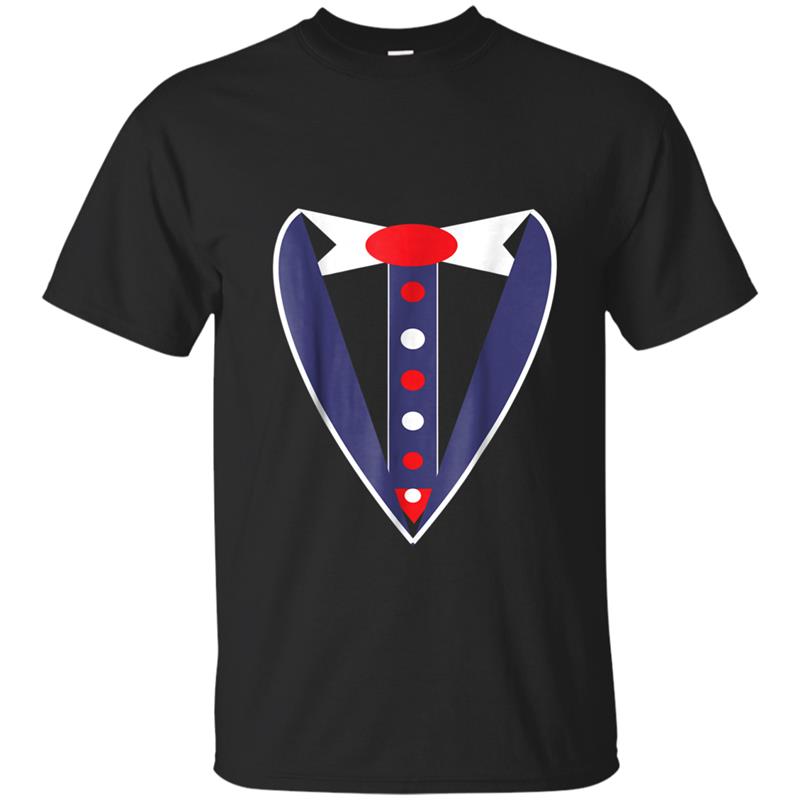 4th of July 2018 Tuxedo Independence day T-shirt-mt