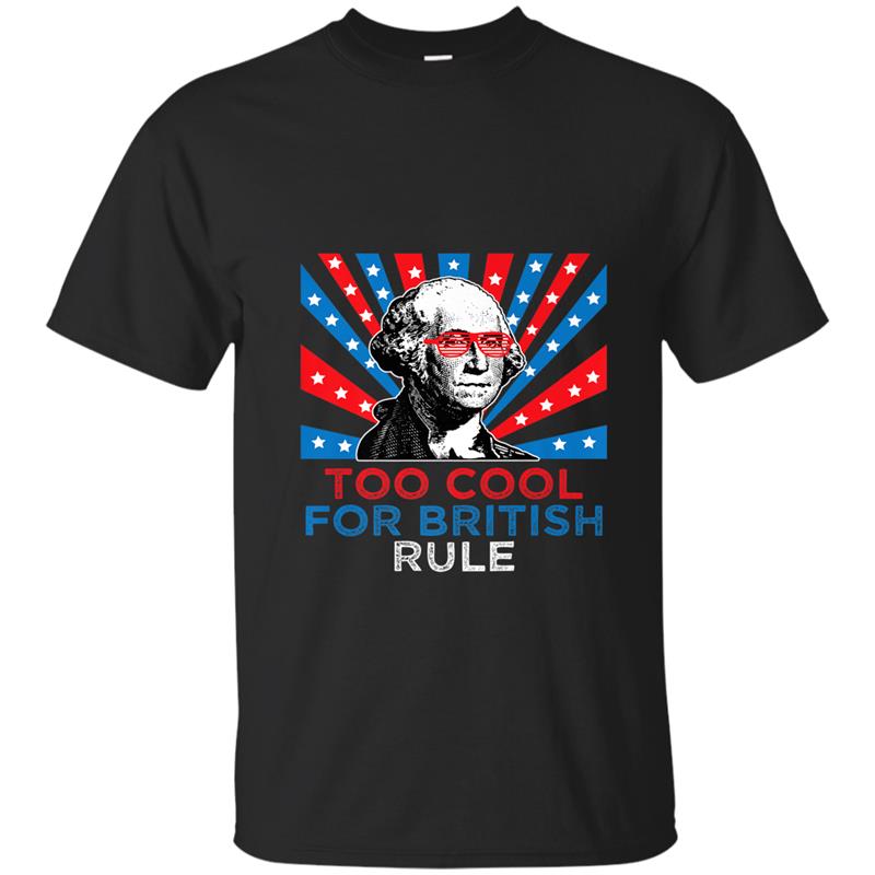 4th of July  British Rule USA Cool Tees Men Women Kids T-shirt-mt