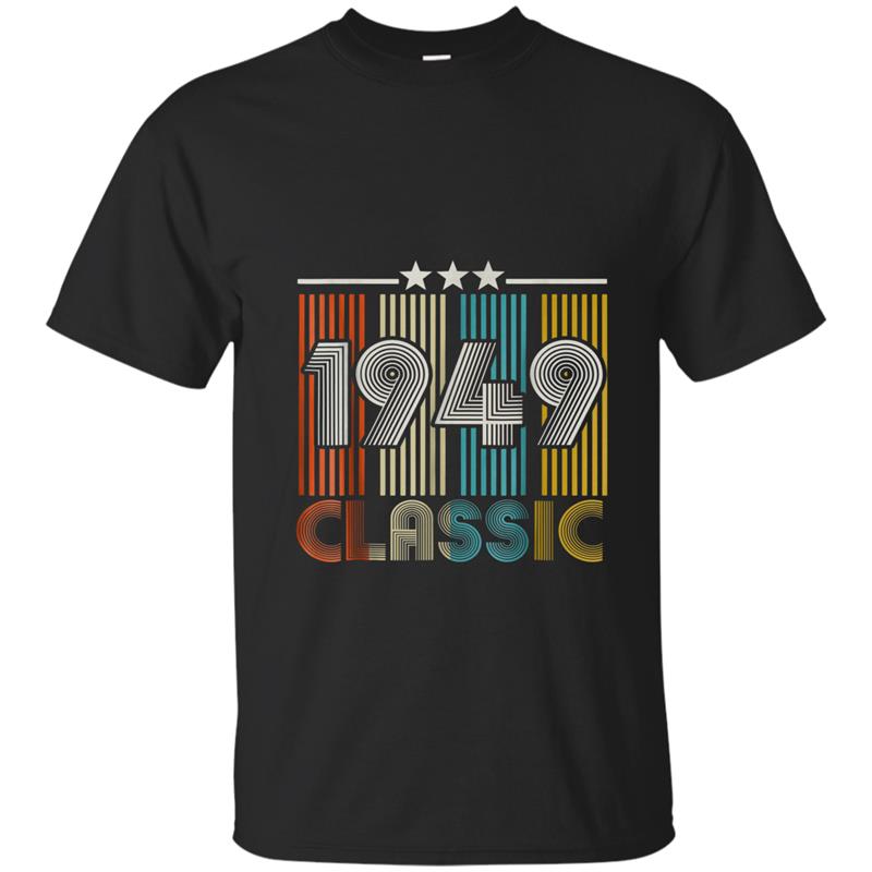 69th Birthday Gift Classic Vintage 1949  Men Women T-shirt-mt