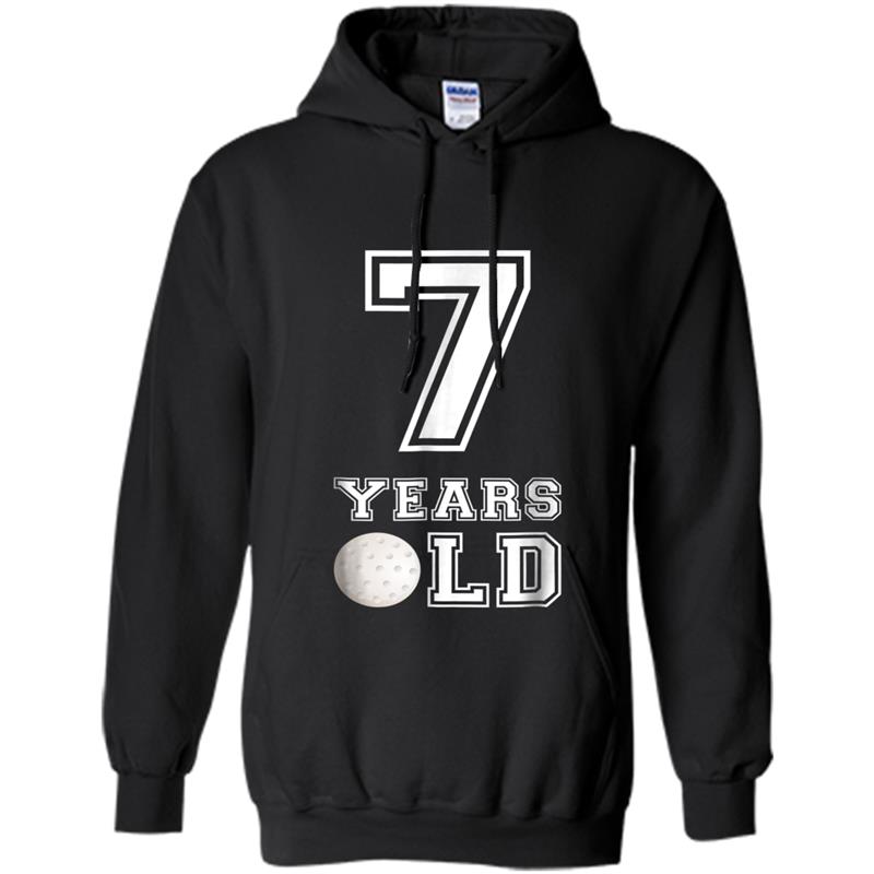 7 Years Old Golf Birthday  Boys 7th Birthday Gift Hoodie-mt