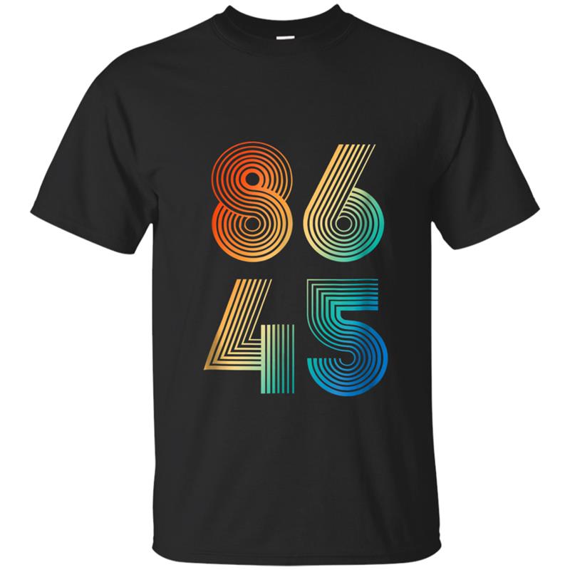 86 45 Cool Retro  Impeach Trump T-shirt-mt