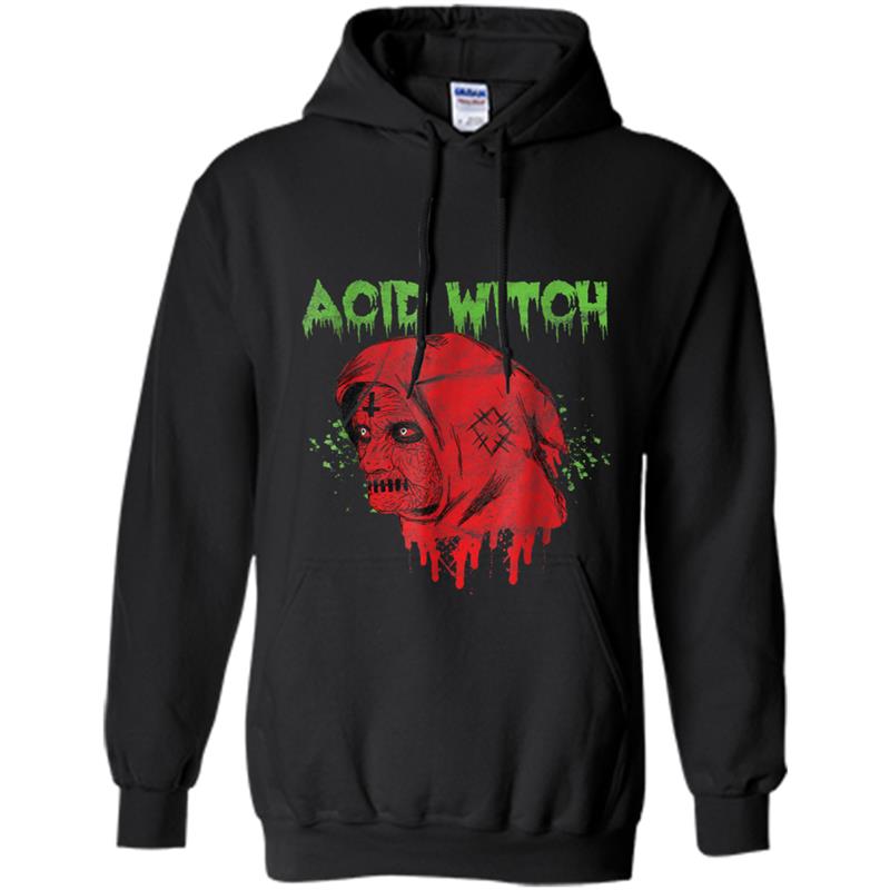 Acid Witch Horror Pentagram Creepy Hoodie-mt