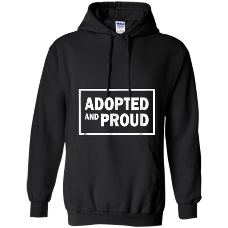 Adopted And Proud Short Sleeve Hoodie-mt