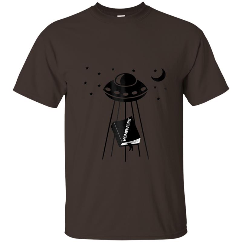 Aliens Stealing Homework  Funny Sci-fi Tee T-shirt-mt