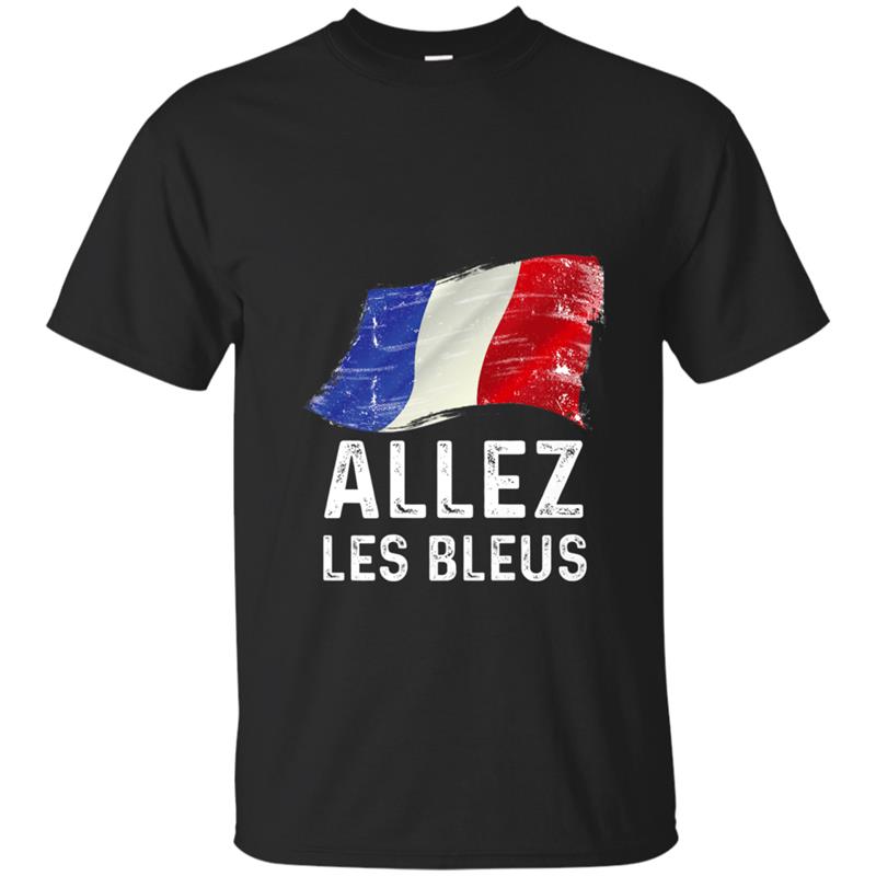 Allez Les Bleus French Soccer T-shirt-mt