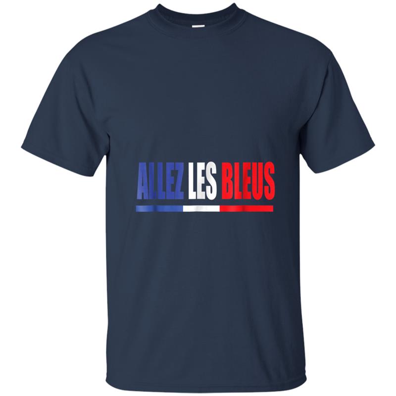 ALLEZ LES BLEUS  France Soccer Flag Jersey T-shirt-mt