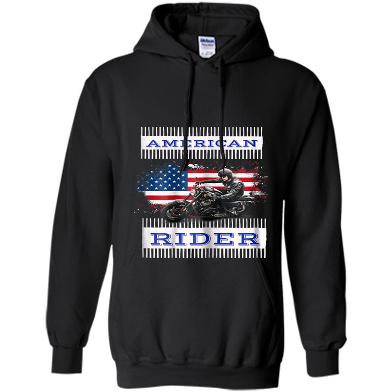 American Rider, Chopper,Driver,ghost rider,motorcycle Hoodie-mt