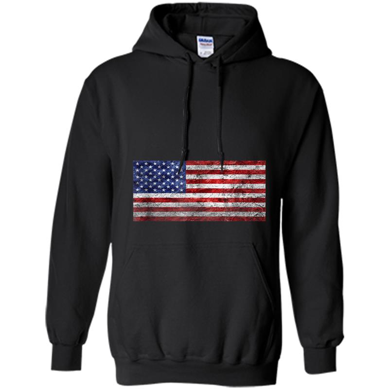 American Usa Flag  - 4 th July Independence Day Hoodie-mt