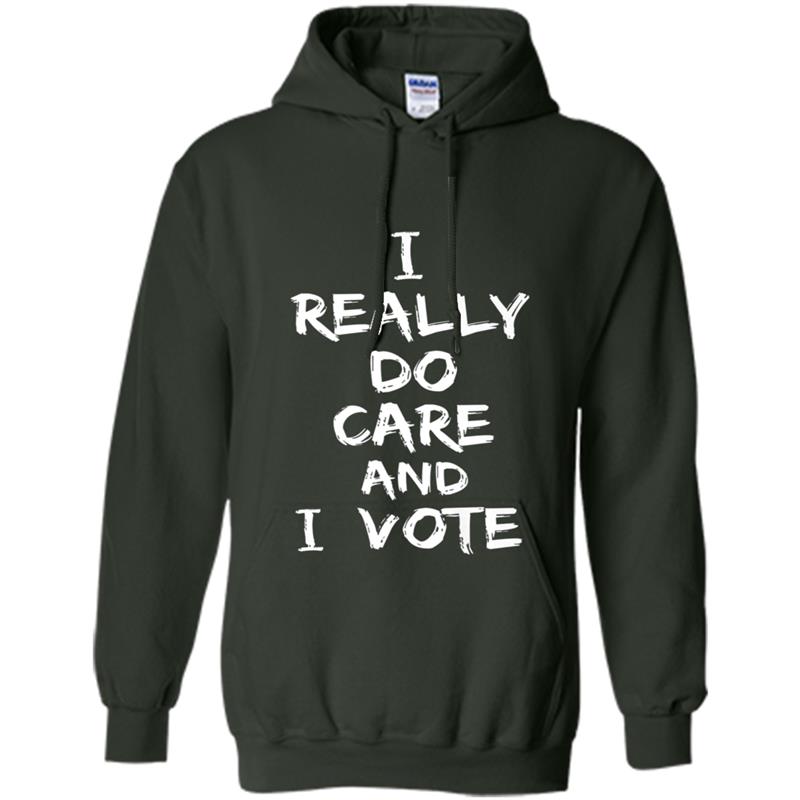 And I vote Melania don't care I really do care Hoodie-mt